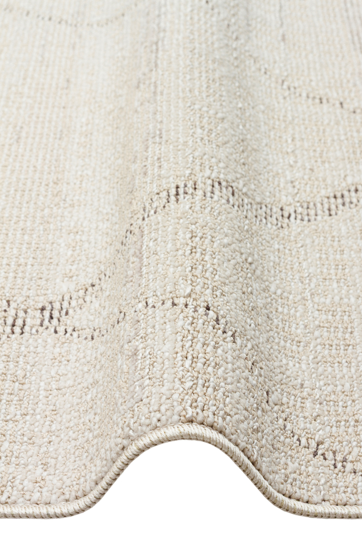 SAHARA SHA 03 CREAM GREY  Hav Toz Vermez Yumuşak Tuşeli Modern Makine Halısı