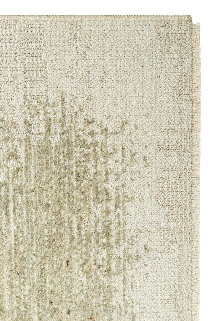 SAHARA SHA 04 CREAM GREEN  Hav Toz Vermez Yumuşak Tuşeli Modern Makine Halısı