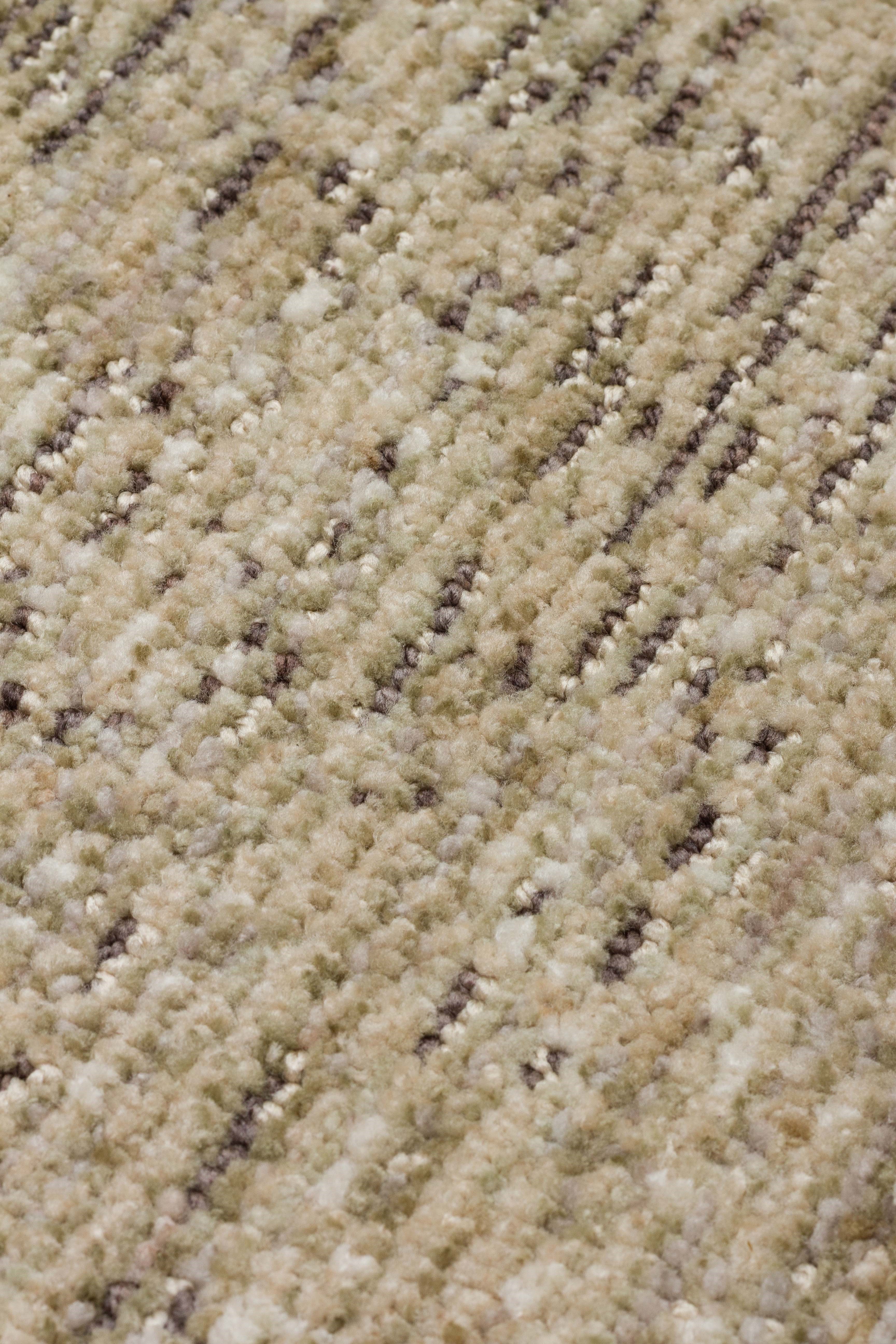 SAHARA SHA 04 CREAM GREEN  Hav Toz Vermez Yumuşak Tuşeli Modern Makine Halısı