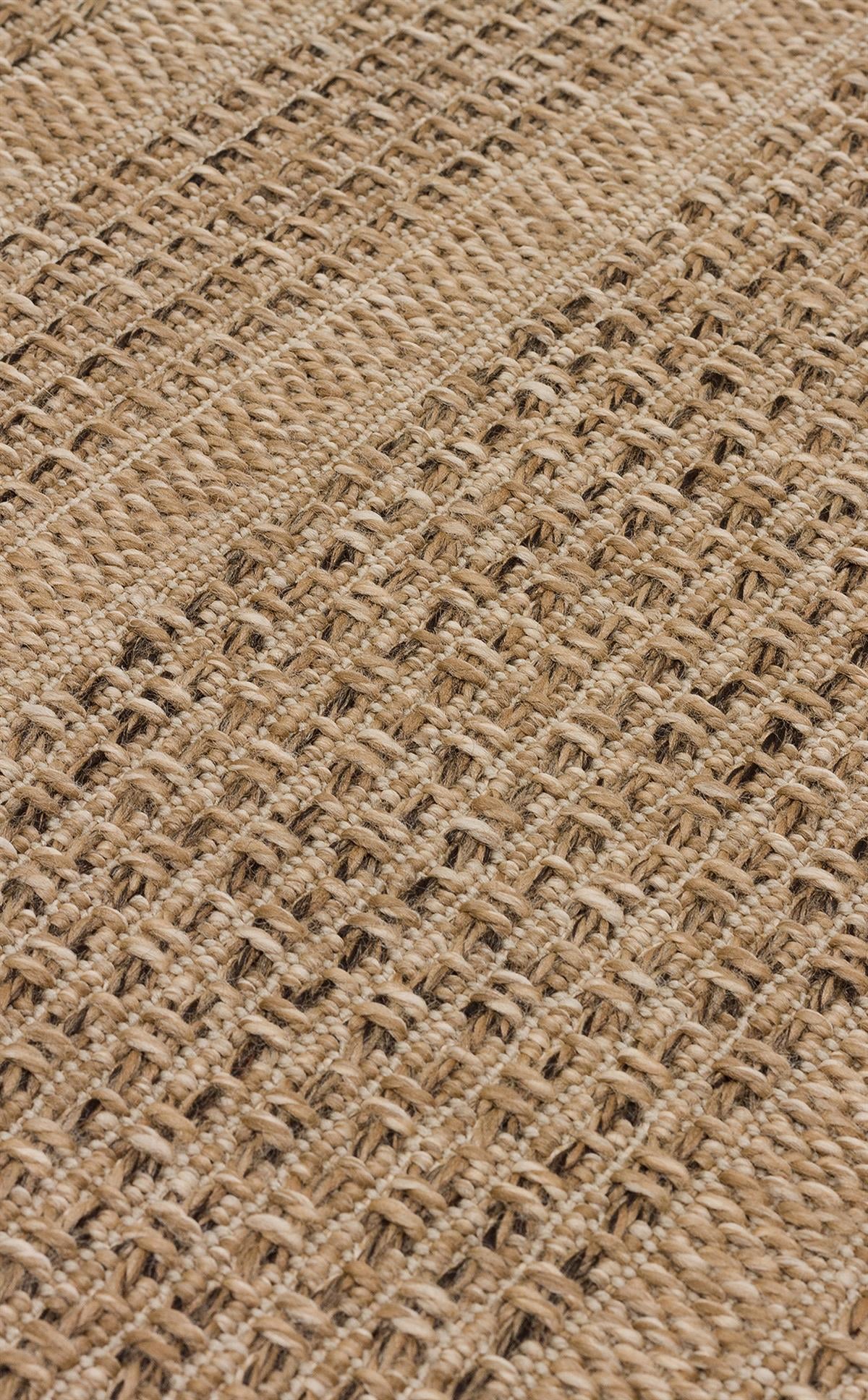 SALDA SLD 01 NATURAL  Güneş Işığı ve Suya Dayanıklı Jüt Görünümlü Sisal Halı