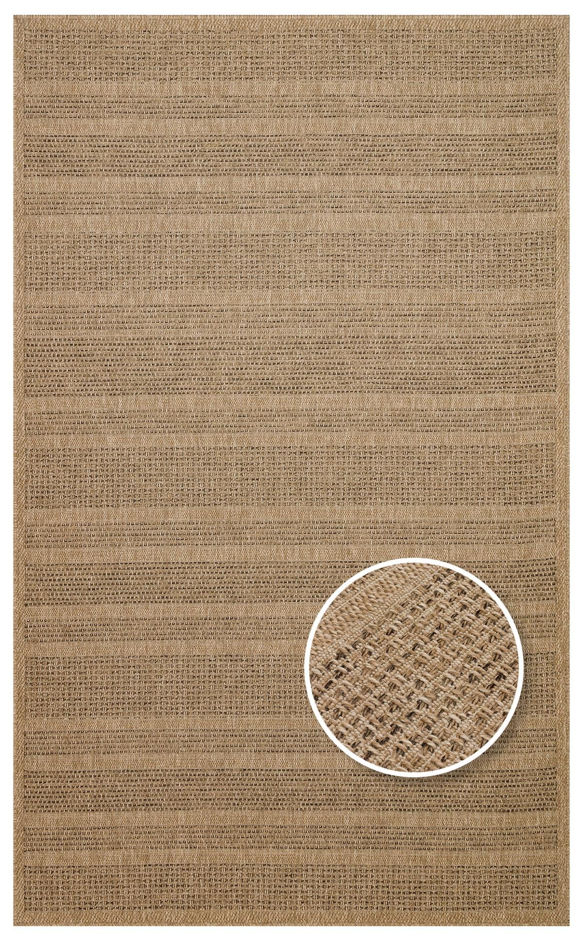 SALDA SLD 01 NATURAL  Güneş Işığı ve Suya Dayanıklı Jüt Görünümlü Sisal Halı