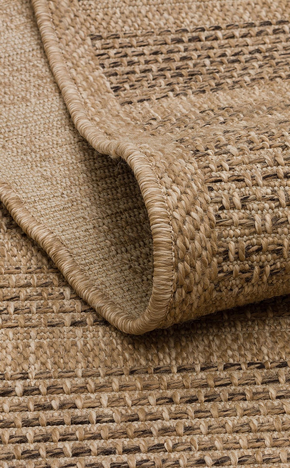SALDA SLD 01 NATURAL  Güneş Işığı ve Suya Dayanıklı Jüt Görünümlü Sisal Halı