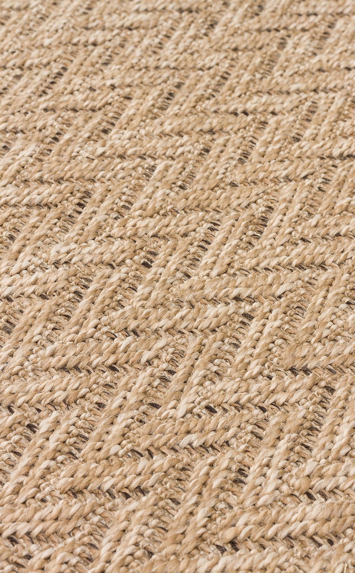 SALDA SLD 05 NATURAL  Güneş Işığı ve Suya Dayanıklı Jüt Görünümlü Sisal Halı