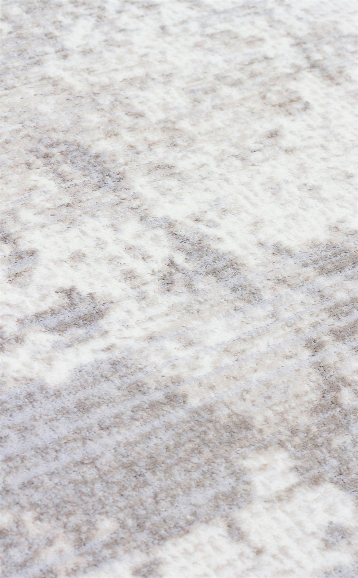 SATEEN ST 106 CREAM BEIGE  Yıkanabilir Kaymaz Tabanlı Hav Vermez Sık Dokuma Modern Halı