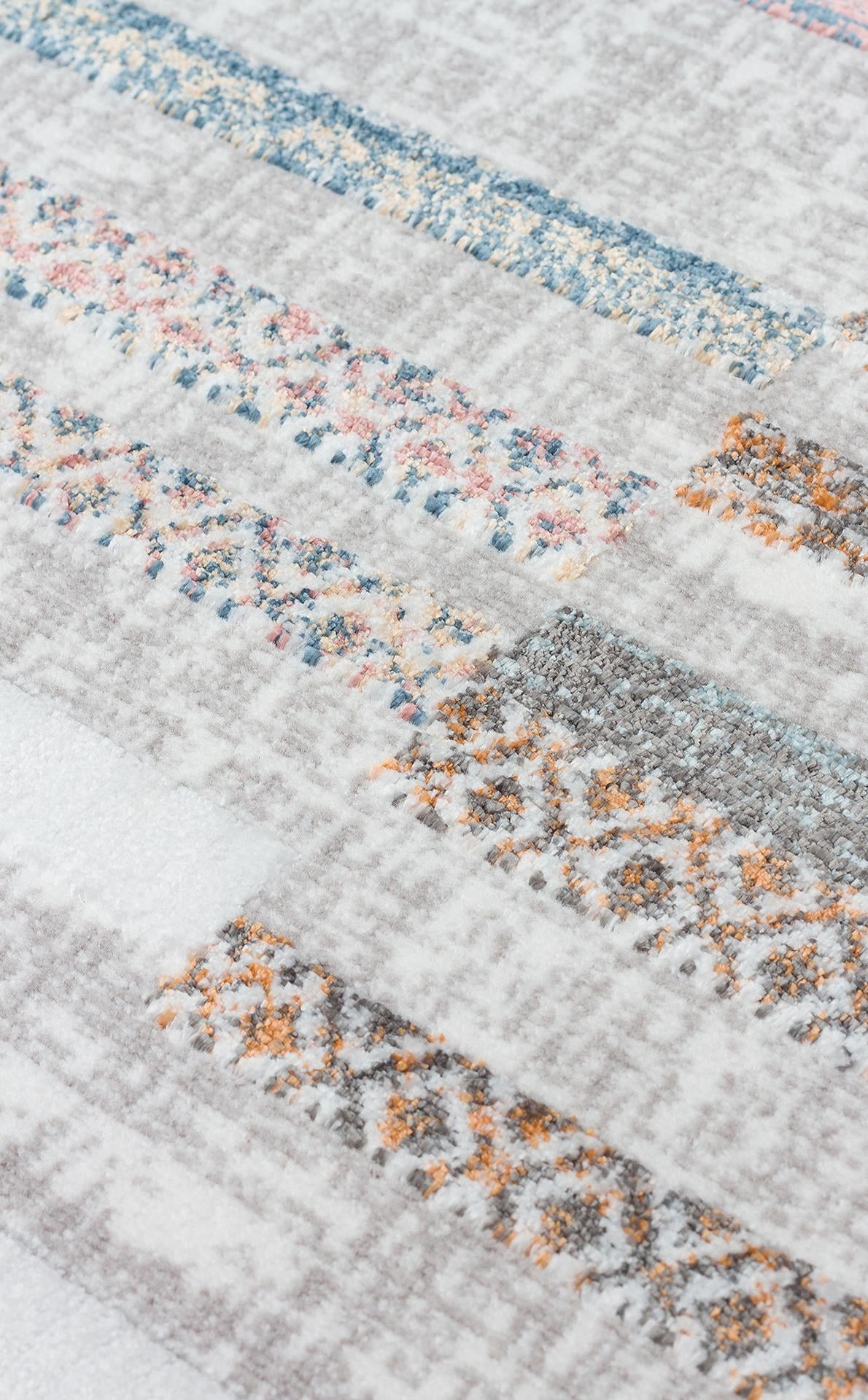 SATEEN ST 110 MULTY XW   Yıkanabilir Kaymaz Tabanlı Hav Vermez Sık Dokuma Modern Halı