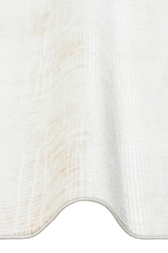 SATEEN ST 23 CREAM XW  Hav Toz Vermez Yıkanabilir Kaymaz İnce Dokuma Modern Halı 