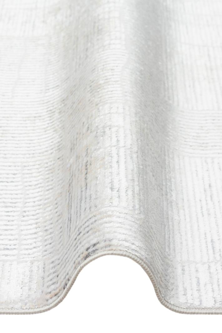 SATEEN ST 23 GREY XW  Hav Toz Vermez Yıkanabilir Kaymaz İnce Dokuma Modern Halı 