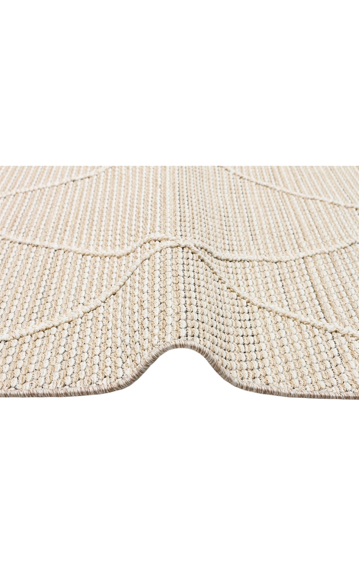 SOHO SH 02 BEIGE  Hav Toz Vermez Hasır Dokuma Modern Makine Halısı