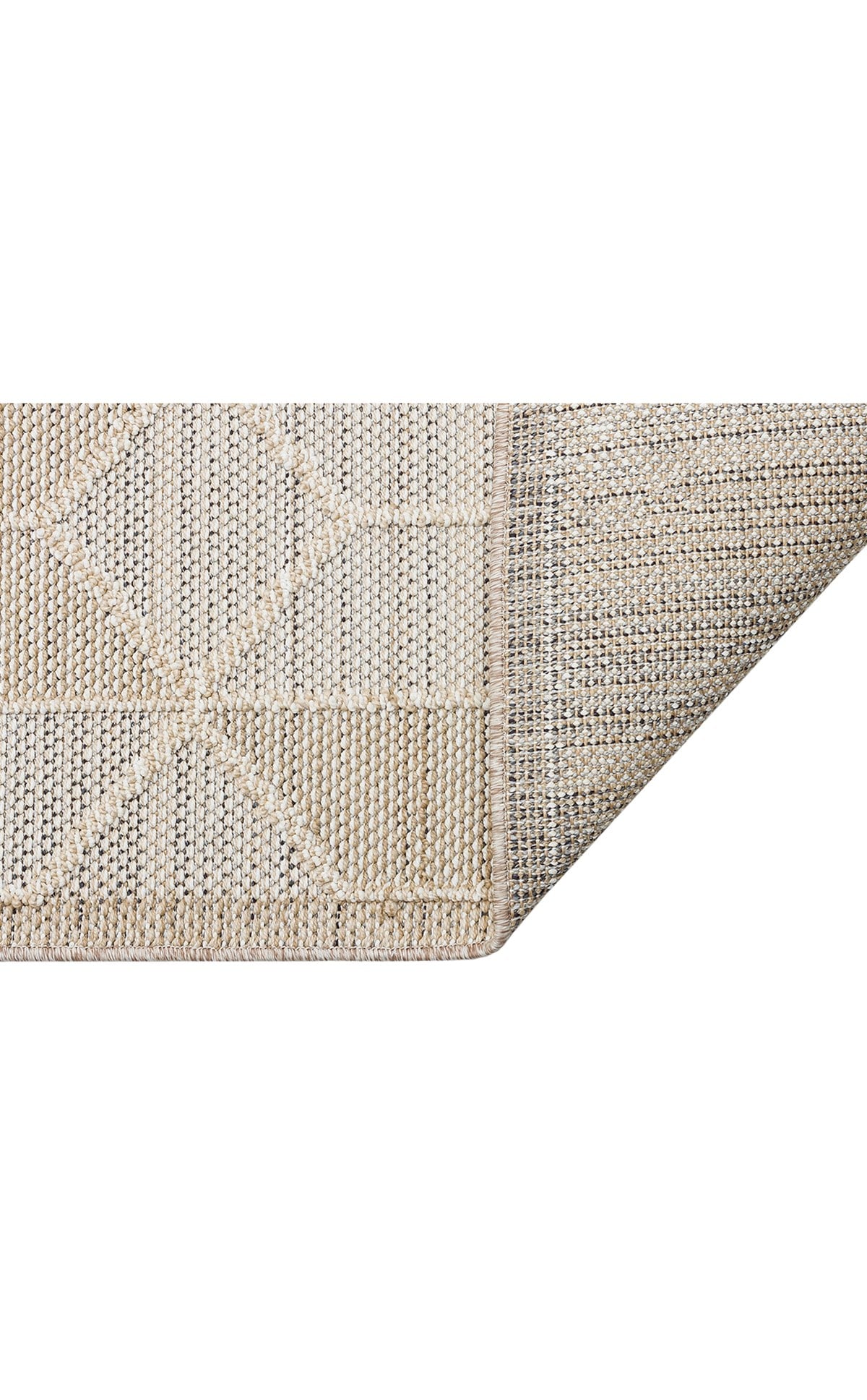 SOHO SH 03 BEIGE  Hav Toz Vermez Hasır Dokuma Modern Makine Halısı