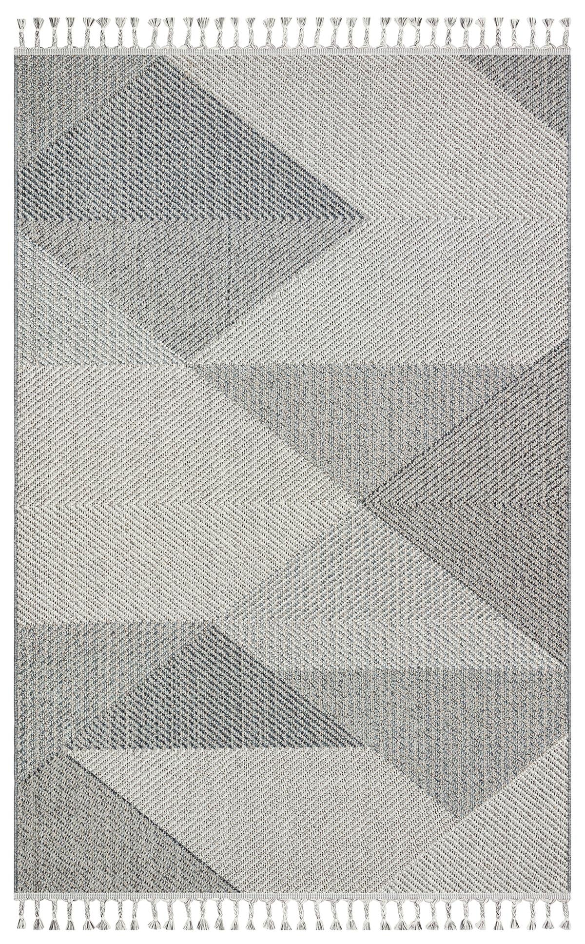 SOHO SH 08 GREY MULTY  Hav Toz Vermez Hasır Dokuma Modern Makine Halısı