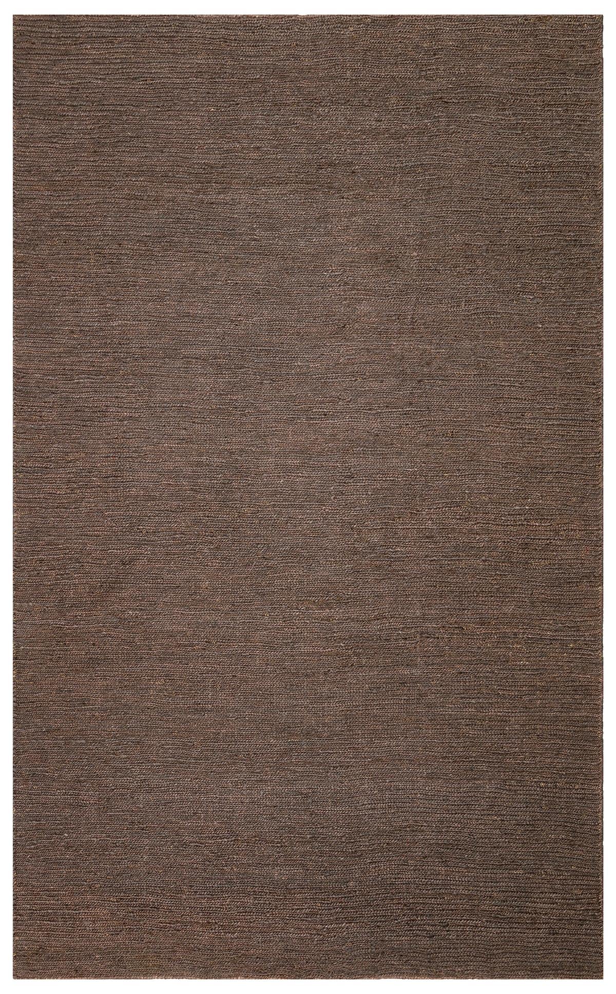 SOUMAK SMK PLAIN BROWN  Soumak Örgülü Naturel Kendir Halı