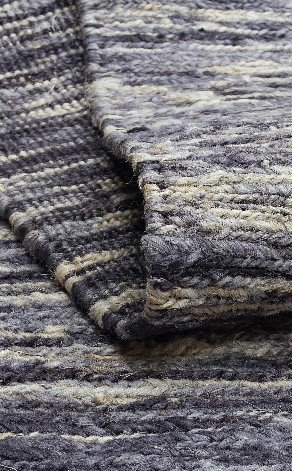 SOUMAK SMK PLAIN MARINE MULTY  Soumak Örgülü Naturel Kendir Halı