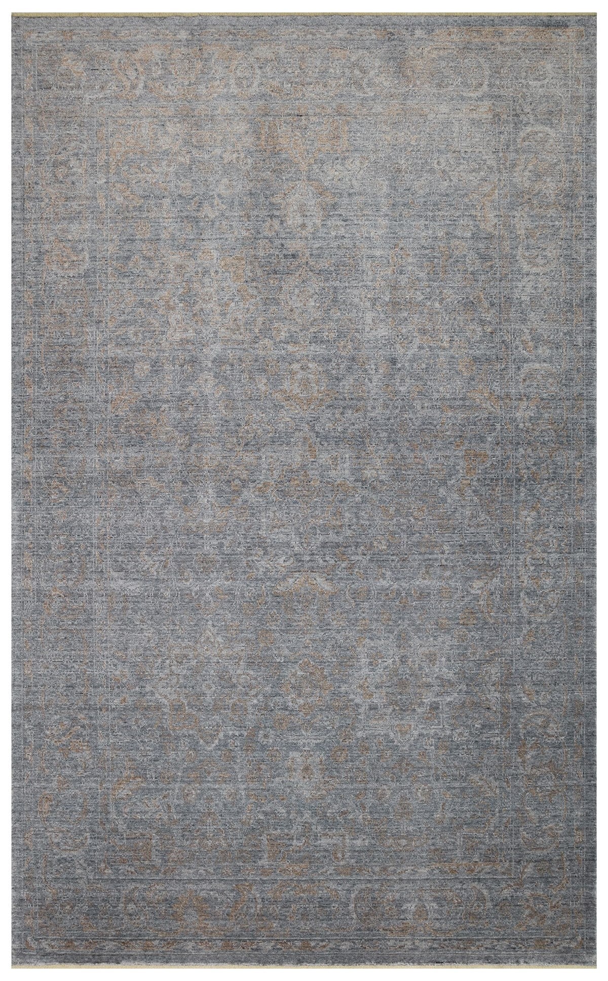 TAFTAN TF 02 D.GREY BRONZE  Pakistan Overdyed Tarzı Özel Hav Vermeyen ve El Emeği ile Özel Tezgahlarda Üretilen Uşak Halısı