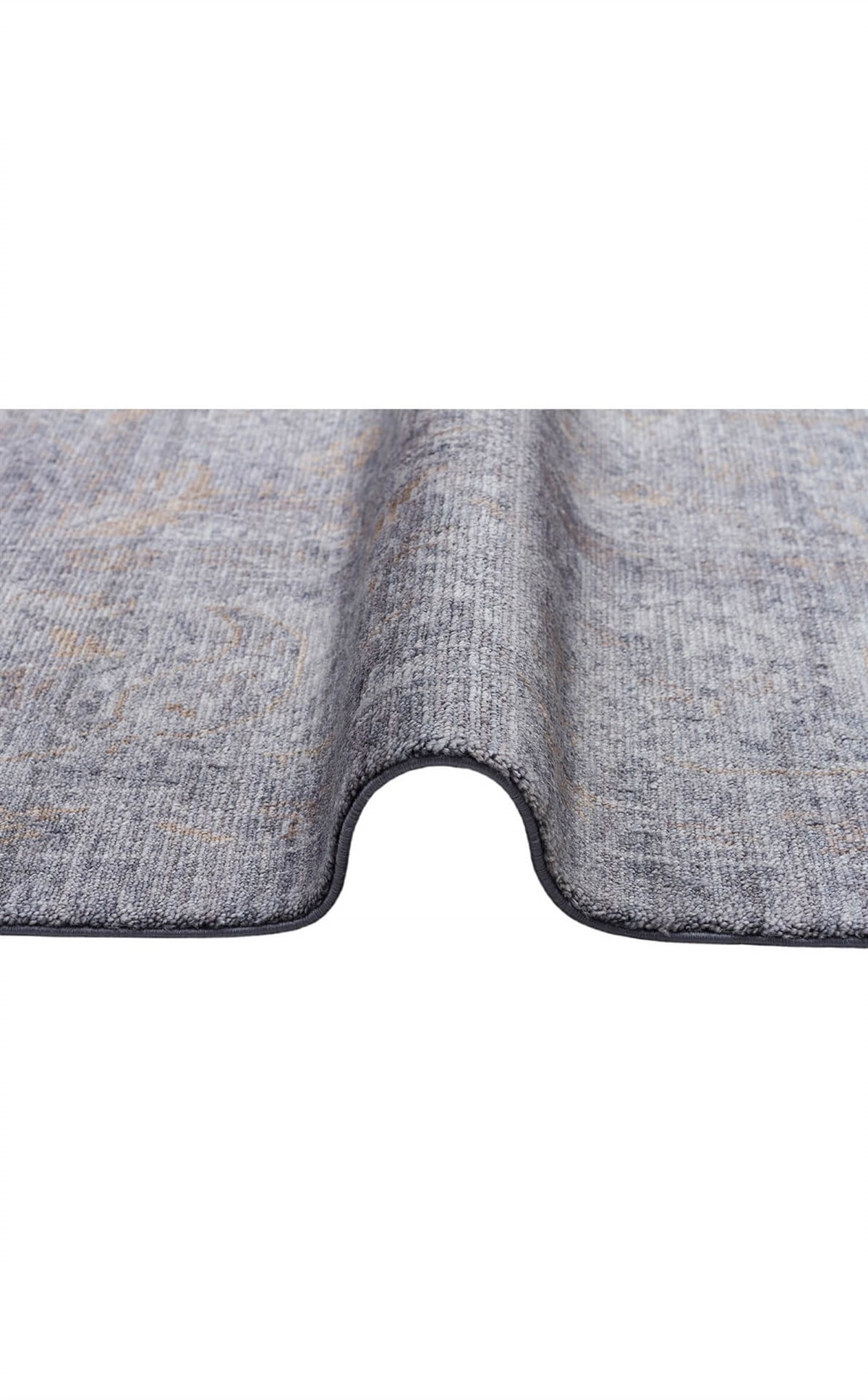TAFTAN TF 02 D.GREY BRONZE  Pakistan Overdyed Tarzı Özel Hav Vermeyen ve El Emeği ile Özel Tezgahlarda Üretilen Uşak Halısı