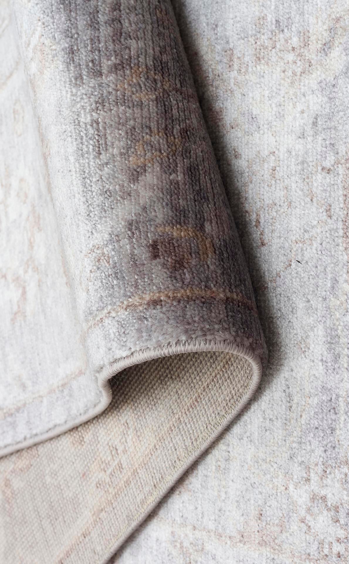 TAFTAN TF 07 D. GREY ANTRASIT  Pakistan Overdyed Tarzı Özel Hav Vermeyen ve El Emeği ile Özel Tezgahlarda Üretilen Uşak Halısı