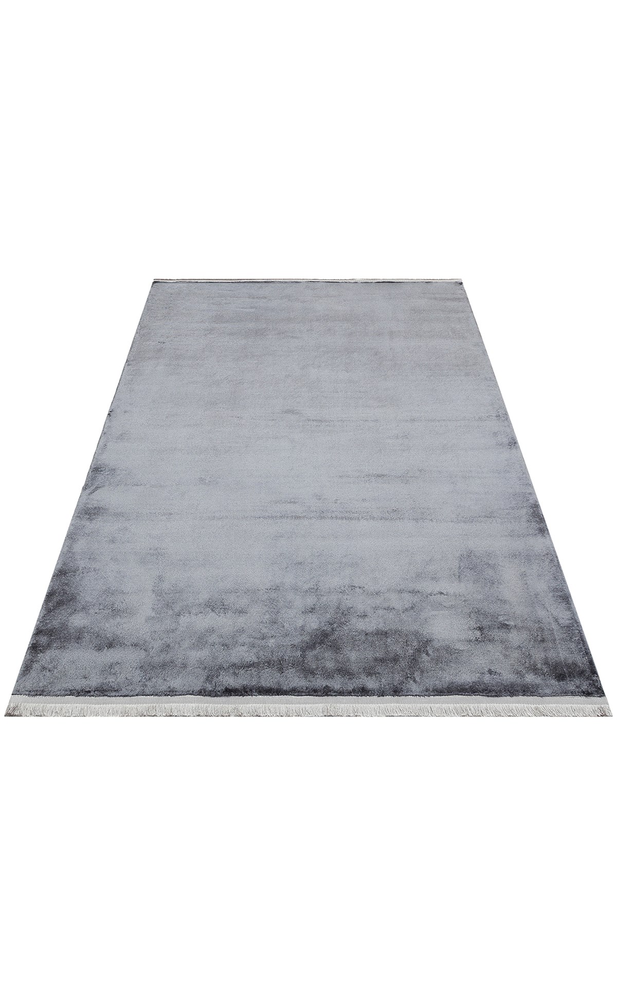 VELVET VT PLAIN ANTRASIT  Düz Renk El Emeği ile Özel Tezgahlarda Üretilen Viskon Uşak Halısı