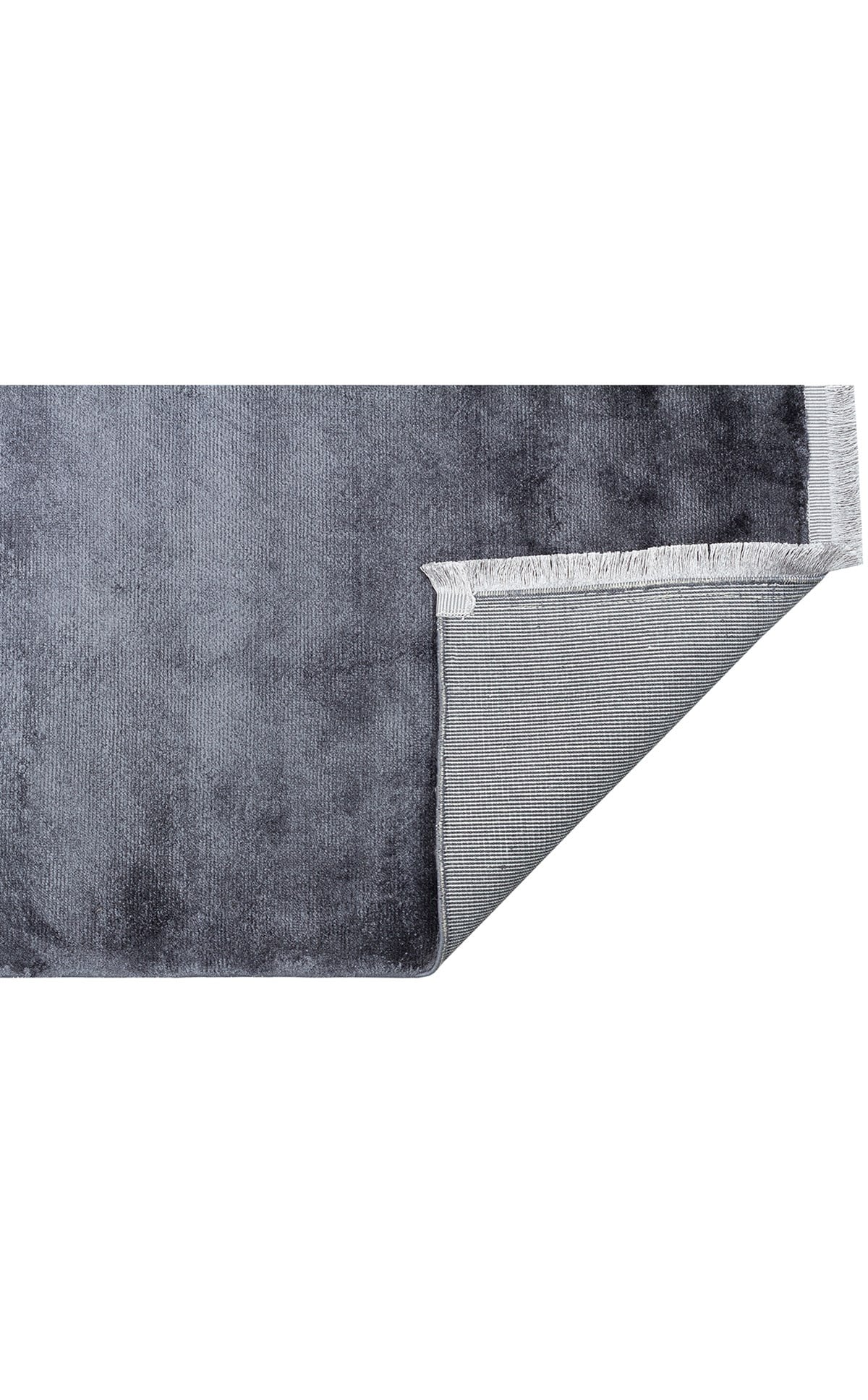 VELVET VT PLAIN ANTRASIT  Düz Renk El Emeği ile Özel Tezgahlarda Üretilen Viskon Uşak Halısı