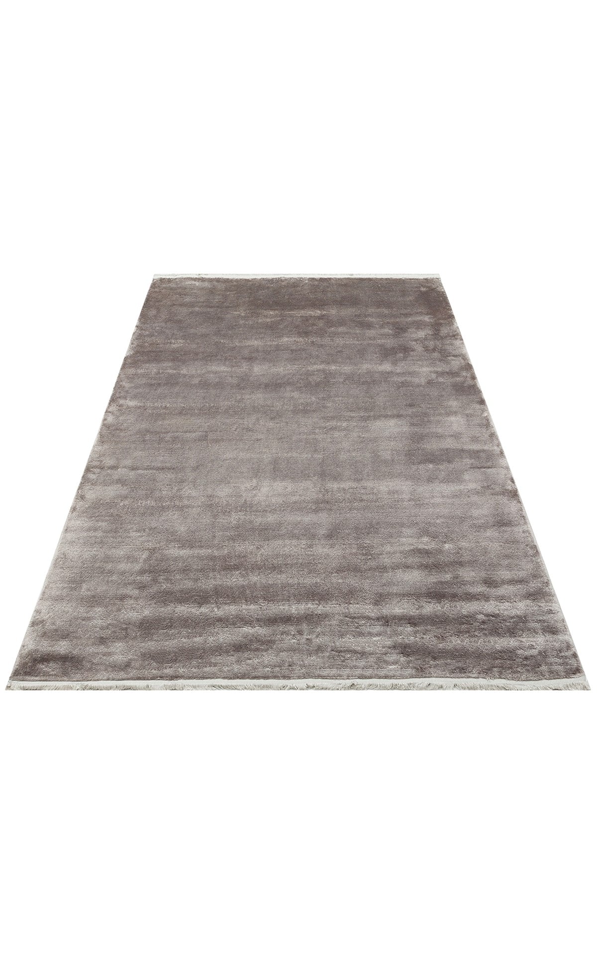 VELVET VT PLAIN GREY  Düz Renk El Emeği ile Özel Tezgahlarda Üretilen Viskon Uşak Halısı
