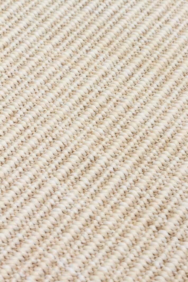 VENTURA SISAL VNT 2706 CREAM BRD BEIGE  İç ve Dış Mekan Kullanımına Uygun Hav Vermeyen Kolay Temizlenebilir Sisal Görünümlü Halı