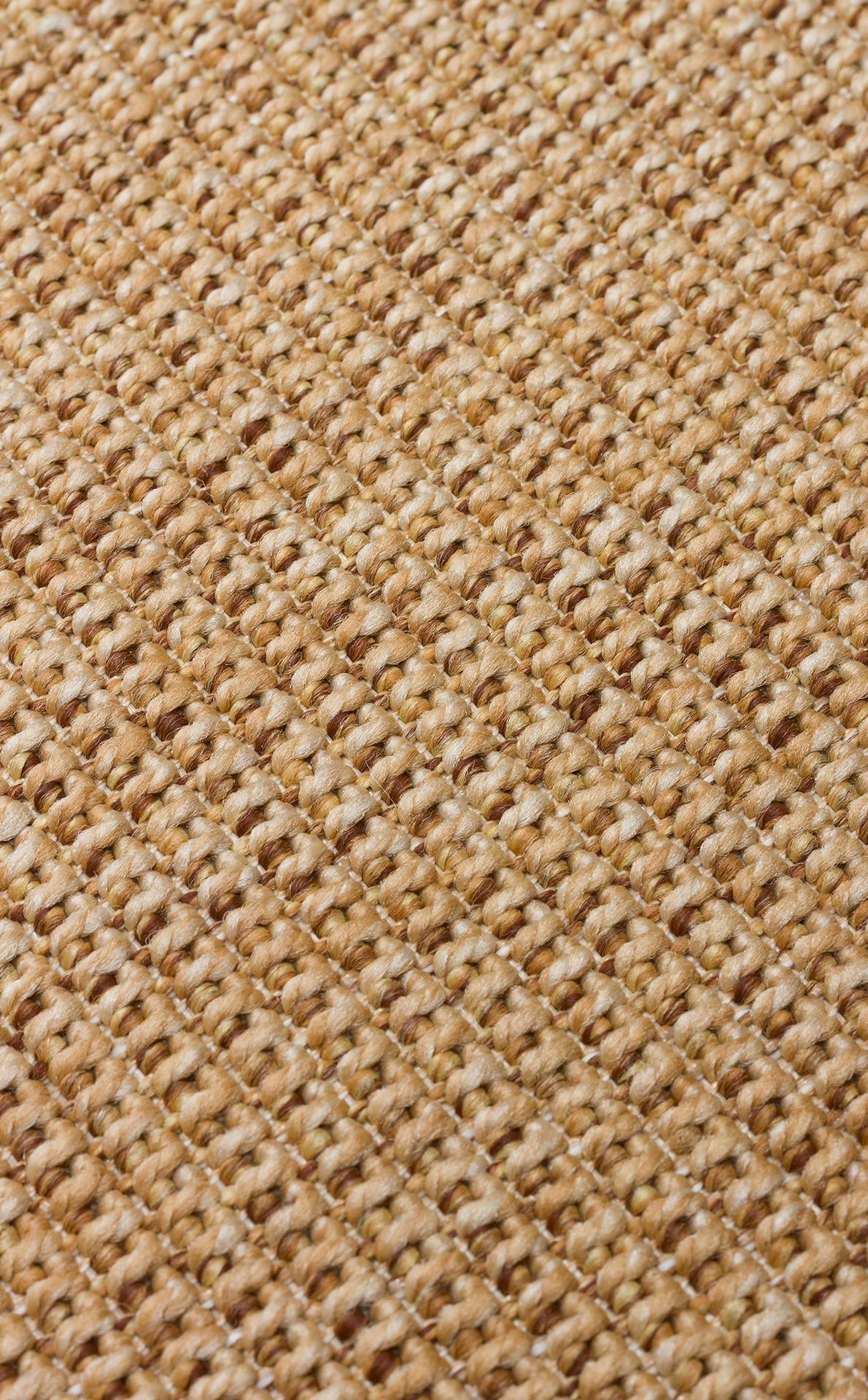 VENTURA SISAL VNT 2702 GOLD BRD BEIGE  İç ve Dış Mekan Kullanımına Uygun Hav Vermeyen Kolay Temizlenebilir Sisal Görünümlü Halı