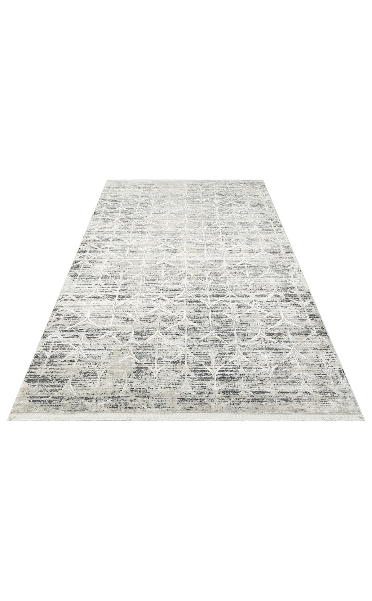 VERONA DYED VRD 06 GREY NATURAL  Overdyed Yumuşak İpeksi Tuşeli Yüksek Alçak Oymalı Modern İnce Makine Halısı