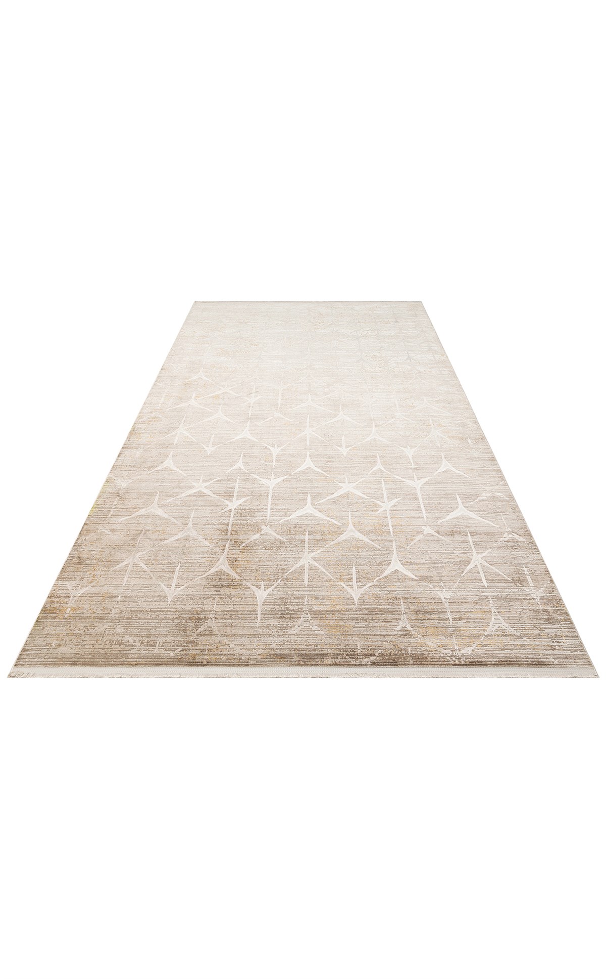 VERONA DYED VRD 06 LATTE BEIGE  Overdyed Yumuşak İpeksi Tuşeli Yüksek Alçak Oymalı Modern İnce Makine Halısı