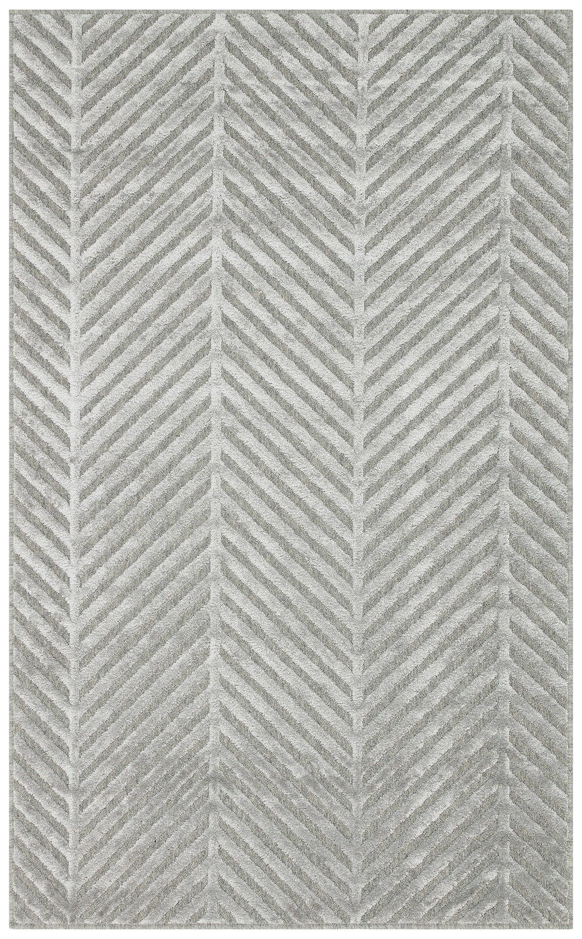 ZENITH ZNT 04 GREY  Yüksek Alçak Dokulu Naturel Yün ve Viskon Modern Dokuma Halı