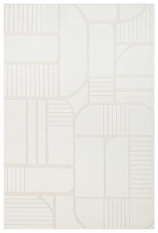 ADEL ADL 02 CREAM  Yüksek Alçak Dokulu Yumuşak Tuşeli Modern Makine Halısı