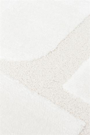 ADEL ADL 04 CREAM  Yüksek Alçak Dokulu Yumuşak Tuşeli Modern Makine Halısı