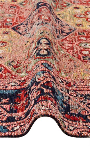 ANADOLU KILIM AND 01 MULTY  Anadolu Antik Desenli Yıkanabilir Kaymaz Tabanlı Etnik Kilim
