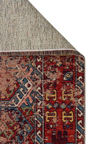 ANADOLU KILIM AND 03 MULTY  Anadolu Antik Desenli Yıkanabilir Kaymaz Tabanlı Etnik Kilim