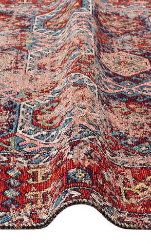 ANADOLU KILIM AND 03 MULTY  Anadolu Antik Desenli Yıkanabilir Kaymaz Tabanlı Etnik Kilim