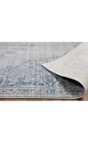 ARTE H074 BLUE  Hav Toz Vermez Renkli Modern Makine Halısı