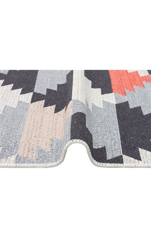 ARYA AR 20 MULTY  Yıkanabilir Çift Taraflı Modern Desenli Dokuma Kilim