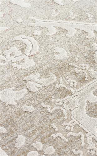 BABIL BBL 02 BEIGE  Yumuşak Dokulu Vintage Esintilere Sahip Over-dyed Sık Dokuma Salon Halısı