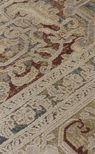 BABIL BBL 02 BEIGE  Yumuşak Dokulu Vintage Esintilere Sahip Over-dyed Sık Dokuma Salon Halısı