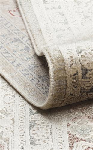 BABIL BBL 02 BEIGE  Yumuşak Dokulu Vintage Esintilere Sahip Over-dyed Sık Dokuma Salon Halısı