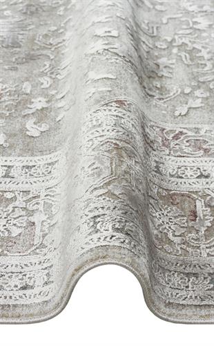 BABIL BBL 02 GREY  Yumuşak Dokulu Vintage Esintilere Sahip Over-dyed Sık Dokuma Salon Halısı