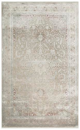 BABIL BBL 02 GREY  Yumuşak Dokulu Vintage Esintilere Sahip Over-dyed Sık Dokuma Salon Halısı