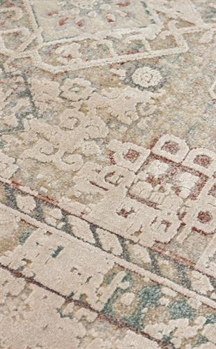 BABIL BBL 03 BEIGE  Yumuşak Dokulu Vintage Esintilere Sahip Over-dyed Sık Dokuma Salon Halısı