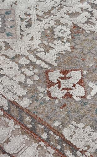 BABIL BBL 03 GREY  Yumuşak Dokulu Vintage Esintilere Sahip Over-dyed Sık Dokuma Salon Halısı