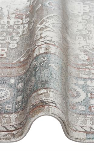 BABIL BBL 03 GREY  Yumuşak Dokulu Vintage Esintilere Sahip Over-dyed Sık Dokuma Salon Halısı