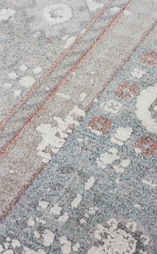 BABIL BBL 03 GREY  Yumuşak Dokulu Vintage Esintilere Sahip Over-dyed Sık Dokuma Salon Halısı