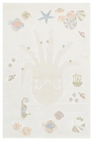 BAMBINO BMB 01 CREAM MULTY  Pastel Renkli Hav ve Toz Vermeyen Çocuk Halısı