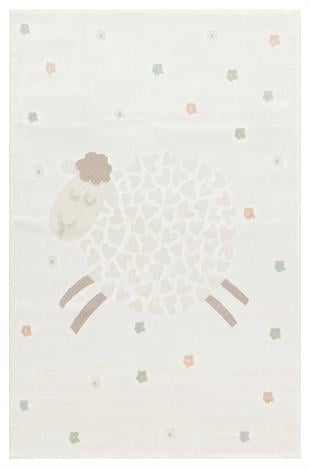BAMBINO BMB 02 CREAM MULTY  Pastel Renkli Hav ve Toz Vermeyen Çocuk Halısı