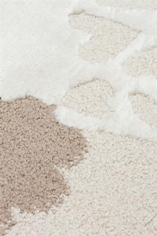 BAMBINO BMB 02 CREAM MULTY  Pastel Renkli Hav ve Toz Vermeyen Çocuk Halısı