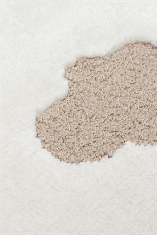 BAMBINO BMB 03 CREAM BEIGE  Pastel Renkli Hav ve Toz Vermeyen Çocuk Halısı