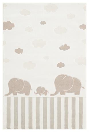 BAMBINO BMB 03 CREAM BEIGE  Pastel Renkli Hav ve Toz Vermeyen Çocuk Halısı