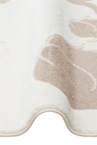 BAMBINO BMB 03 CREAM BEIGE  Pastel Renkli Hav ve Toz Vermeyen Çocuk Halısı