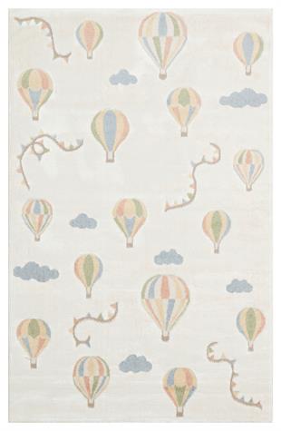 BAMBINO BMB 05 CREAM MULTY  Pastel Renkli Hav ve Toz Vermeyen Çocuk Halısı